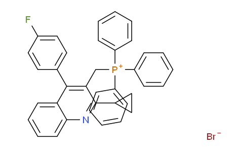 CAS No. 154057-58-6, ((2-Cyclopropyl-4-(4-fluorophenyl)quinolin-3-yl)methyl)triphenylphosphonium bromide