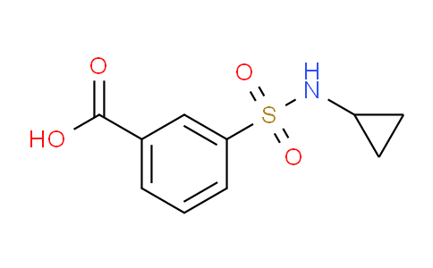 CAS No. 852933-50-7, 3-[(Cyclopropylamino)sulfonyl]benzoic acid