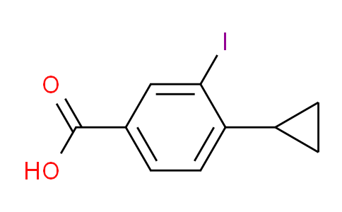 CAS No. 1131588-02-7, 4-cyclopropyl-3-iodobenzoic acid
