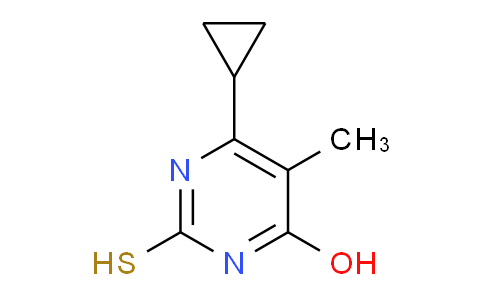 CAS No. 32249-40-4, 6-cyclopropyl-2-mercapto-5-methylpyrimidin-4-ol