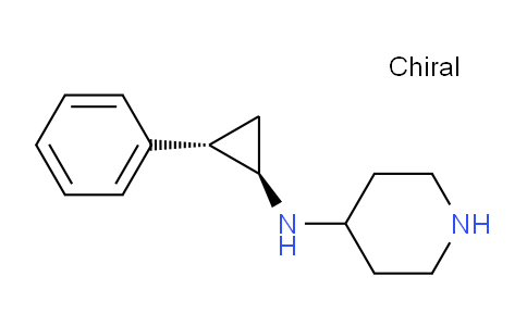 CAS No. 1431368-48-7, N-((1R,2S)-2-phenylcyclopropyl)piperidin-4-amine