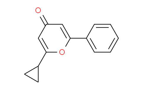CAS No. 76209-47-7, 2-cyclopropyl-6-phenyl-4H-pyran-4-one