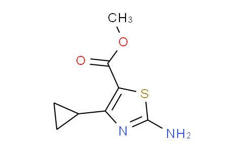 CAS No. 1065074-61-4, Methyl 2-amino-4-cyclopropylthiazole-5-carboxylate