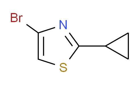 CAS No. 1086381-69-2, 4-Bromo-2-cyclopropyl-thiazole