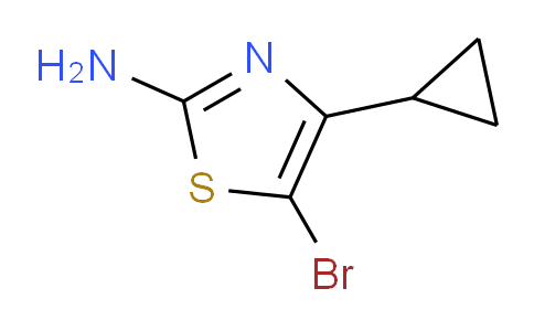 CAS No. 869854-12-6, 5-Bromo-4-cyclopropylthiazol-2-amine