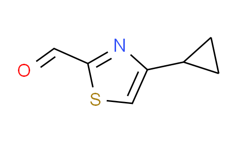 CAS No. 211942-97-1, 4-Cyclopropylthiazole-2-carbaldehyde