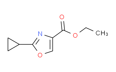 CAS No. 1060816-03-6, Ethyl 2-cyclopropyl-1,3-oxazole-4-carboxylate