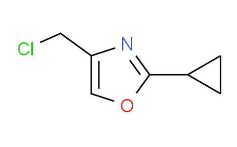 CAS No. 1268091-42-4, 4-(chloromethyl)-2-cyclopropyloxazole