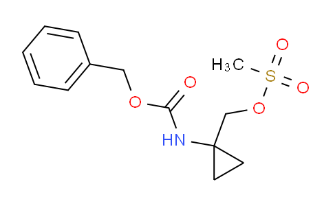 CAS No. 1058137-81-7, (1-(((Benzyloxy)carbonyl)amino)cyclopropyl)methyl methanesulfonate
