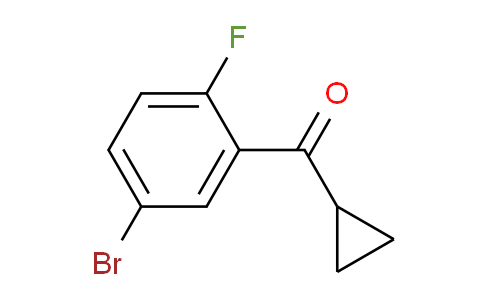 CAS No. 1222368-75-3, (5-Bromo-2-fluorophenyl)(cyclopropyl)methanone