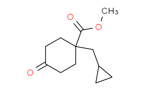 CAS No. 1391765-55-1, methyl 1-(cyclopropylmethyl)-4-oxocyclohexane-1-carboxylate