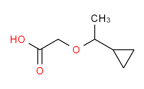 CAS No. 189956-03-4, 2-(1-cyclopropylethoxy)acetic acid
