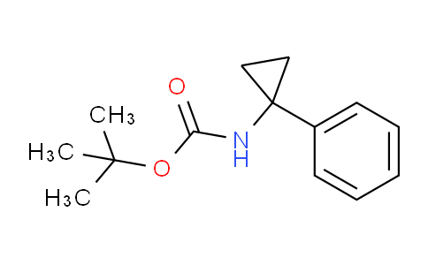 CAS No. 263403-78-7, tert-butyl (1-phenylcyclopropyl)carbamate