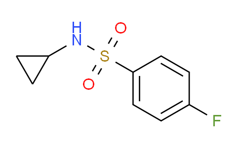 CAS No. 425654-95-1, N-Cyclopropyl-4-fluorobenzenesulfonamide