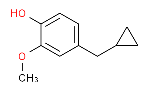 CAS No. 479484-75-8, 4-(cyclopropylmethyl)-2-methoxyphenol