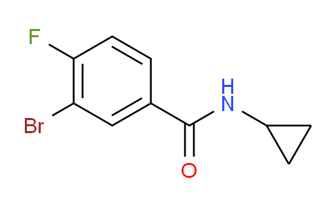 CAS No. 639858-63-2, 3-Bromo-N-cyclopropyl-4-fluorobenzamide