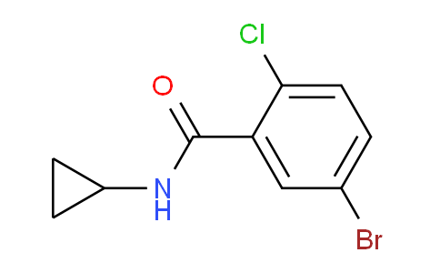 CAS No. 669734-35-4, 5-Bromo-2-chloro-N-cyclopropylbenzamide