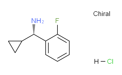 CAS No. 844470-82-2, (S)-cyclopropyl(2-fluorophenyl)methanamine hydrochloride