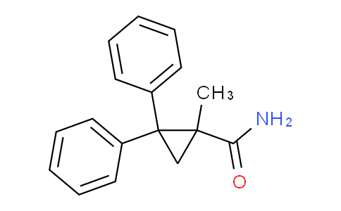 CAS No. 86456-50-0, 1-methyl-2,2-diphenylcyclopropane-1-carboxamide