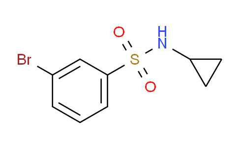 CAS No. 876694-43-8, 3-Bromo-N-cyclopropylbenzenesulfonamide
