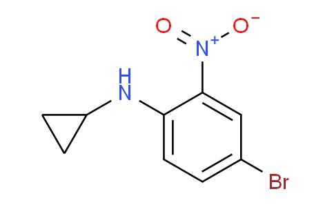 CAS No. 887351-39-5, 4-Bromo-N-cyclopropyl-2-nitroaniline