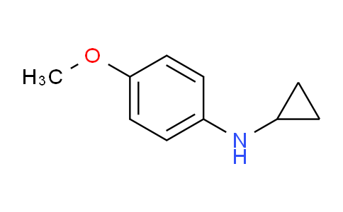 CAS No. 263244-95-7, N-cyclopropyl-4-methoxyaniline