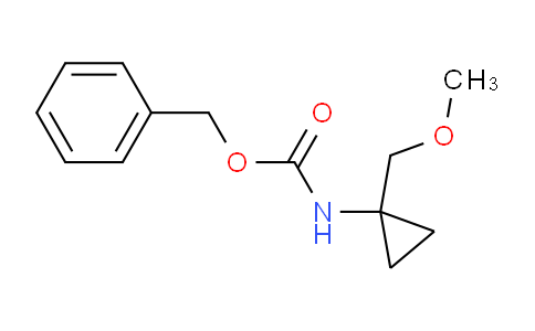CAS No. 1029716-04-8, benzyl (1-(methoxymethyl)cyclopropyl)carbamate