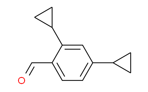 CAS No. 1245645-99-1, 2,4-Dicyclopropylbenzaldehyde