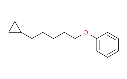 CAS No. 1021316-70-0, ((5-cyclopropylpentyl)oxy)benzene
