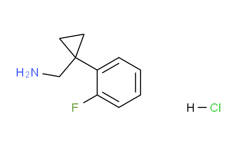 CAS No. 1228878-99-6, (1-(2-fluorophenyl)cyclopropyl)methanamine hydrochloride