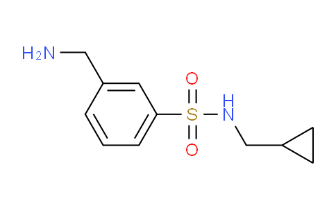 CAS No. 954563-81-6, 3-(aminomethyl)-N-(cyclopropylmethyl)benzenesulfonamide
