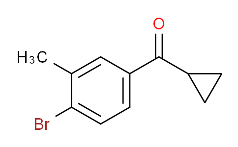 CAS No. 1267167-02-1, (4-bromo-3-methylphenyl)(cyclopropyl)methanone