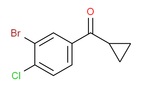 CAS No. 1280786-94-8, (3-Bromo-4-chlorophenyl)(cyclopropyl)methanone
