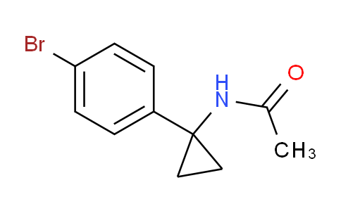 CAS No. 1330750-29-2, N-(1-(4-Bromophenyl)cyclopropyl)acetamide