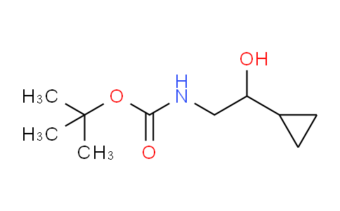 CAS No. 121102-91-8, tert-butyl (2-cyclopropyl-2-hydroxyethyl)carbamate