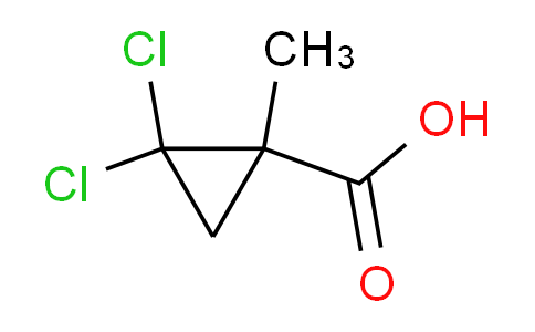 CAS No. 1447-14-9, 2,2-Dichloro-1-methylcyclopropanecarboxylic acid