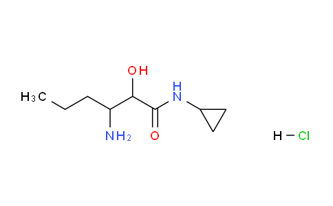 CAS No. 1166397-39-2, 3-Amino-N-cyclopropyl-2-hydroxyhexanamide hydrochloride