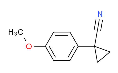 CAS No. 16728-00-0, 1-(4-Methoxyphenyl)cyclopropanecarbonitrile