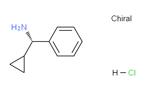 CAS No. 844470-80-0, (S)-Cyclopropyl(phenyl)methanamine hydrochloride