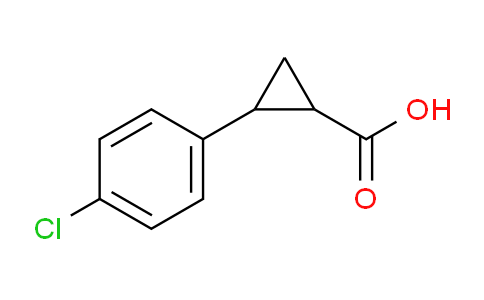 CAS No. 90940-40-2, 2-(4-Chloro-phenyl)-cyclopropanecarboxylic acid