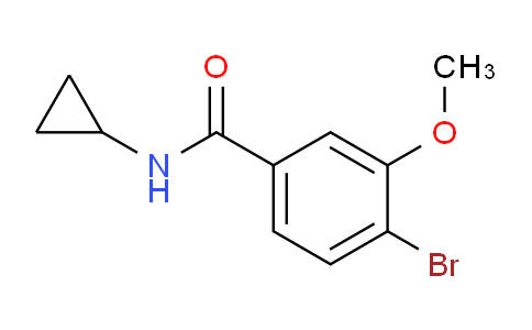 CAS No. 1072944-35-4, 4-bromo-N-cyclopropyl-3-methoxybenzamide