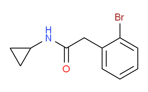 CAS No. 1150163-66-8, 2-(2-Bromophenyl)-N-cyclopropylacetamide