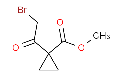 CAS No. 1184913-42-5, methyl 1-(2-bromoacetyl)cyclopropanecarboxylate
