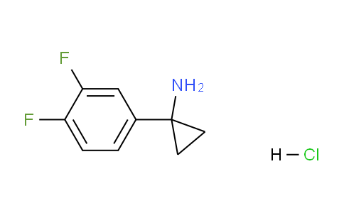 CAS No. 1186663-16-0, [1-(3,4-Difluorophenyl)cyclopropyl]aminehydrochloride
