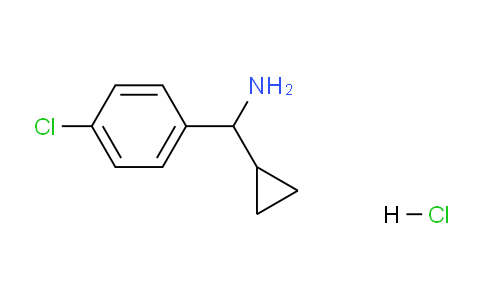 CAS No. 1185166-47-5, (4-Chlorophenyl)(cyclopropyl)methanamine hydrochloride