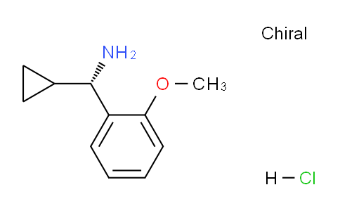 CAS No. 1213865-15-6, (S)-cyclopropyl(2-methoxyphenyl)methanamine hydrochloride