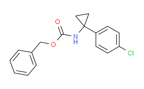 CAS No. 1215206-50-0, Benzyl (1-(4-chlorophenyl)cyclopropyl)carbamate