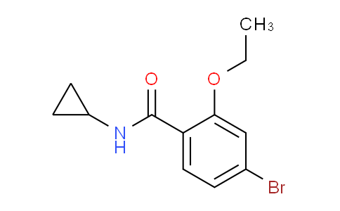 CAS No. 1262011-20-0, 4-bromo-N-cyclopropyl-2-ethoxybenzamide
