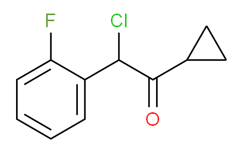 CAS No. 178688-43-2, 2-Chloro-1-cyclopropyl-2-(2-fluorophenyl)ethanone