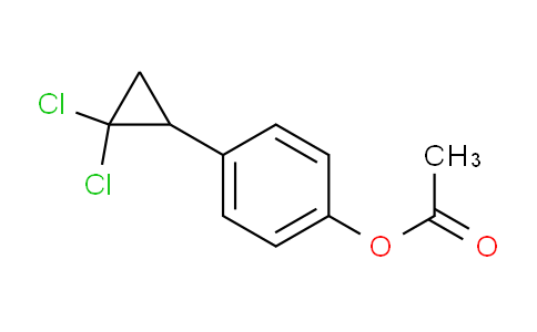 CAS No. 144900-34-5, 4-(2,2-dichlorocyclopropyl)phenyl acetate